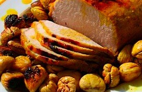 receita de lombo de porco com castanhas
