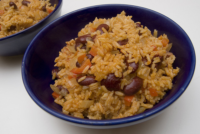 receita de arroz de feijão