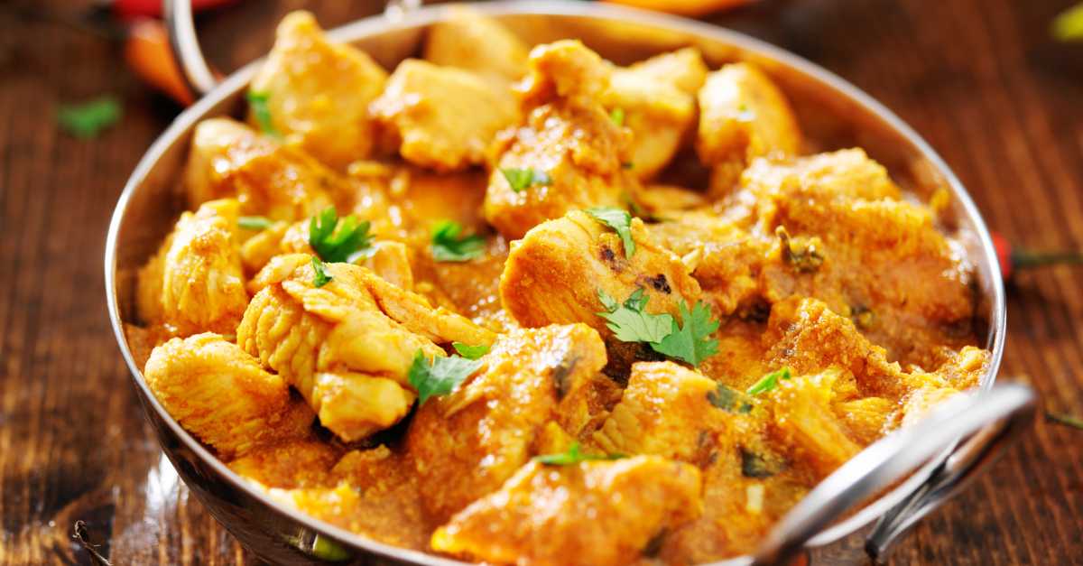 Receita de frango ao curry na air fryer