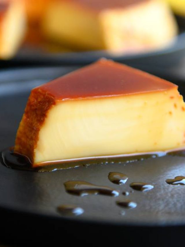 pudim de leite na AirFryer