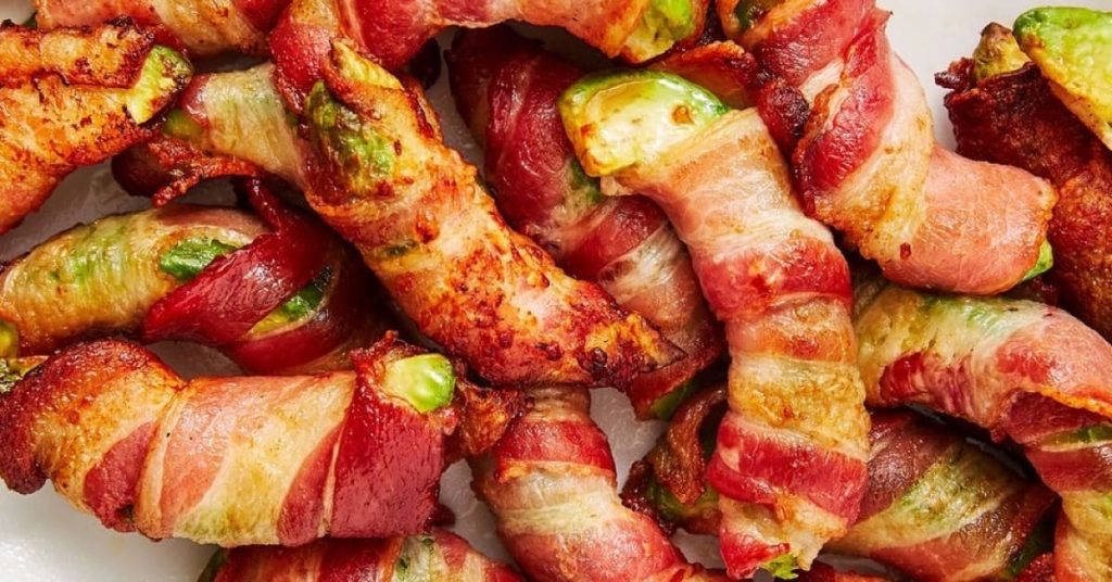 Abacate com Bacon na Air Fryer
