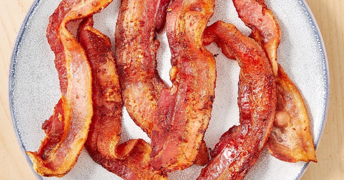 bacon mais crocante e delicioso na sua Air Fryer